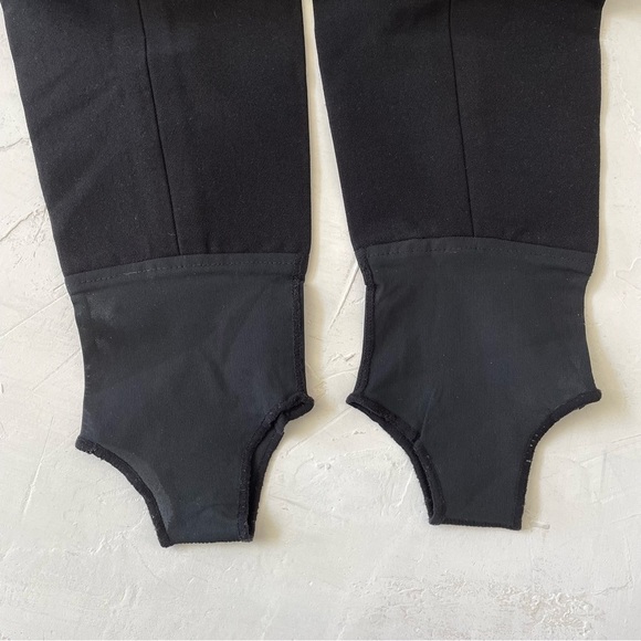 Bogner Vintage Ski Pants Black With Stirrups Women’s Size 8 - Picture 8 of 10